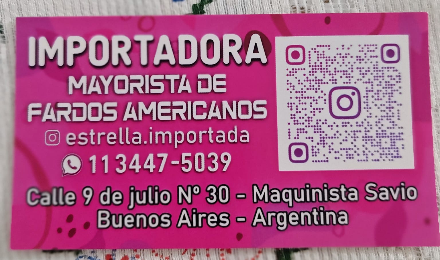 NOTICIAS ESCOBAR:ESTRELLA.IMPORTADA TE ESPERA EN MAQUINISTA SAVIO